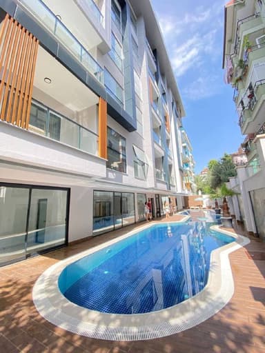 Продажа уютной квартиры в Алании - 66,800 евро, 55 м² с бассейном