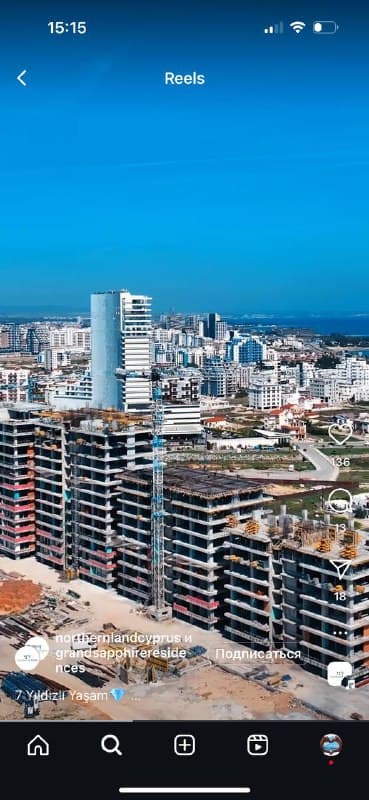 Продается студия в GRAND SAPPHIRE с прекрасным видом на море за 76,305